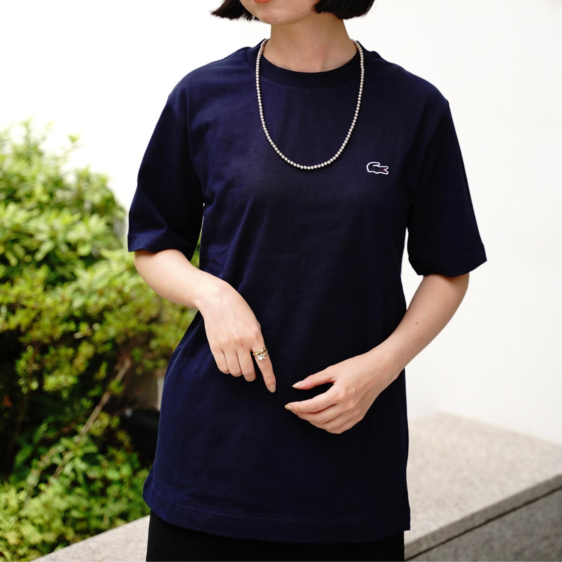 DRESSTERIOR「LACOSTE（ラコステ）クルーネックTシャツ」|Tシャツ・カットソー|