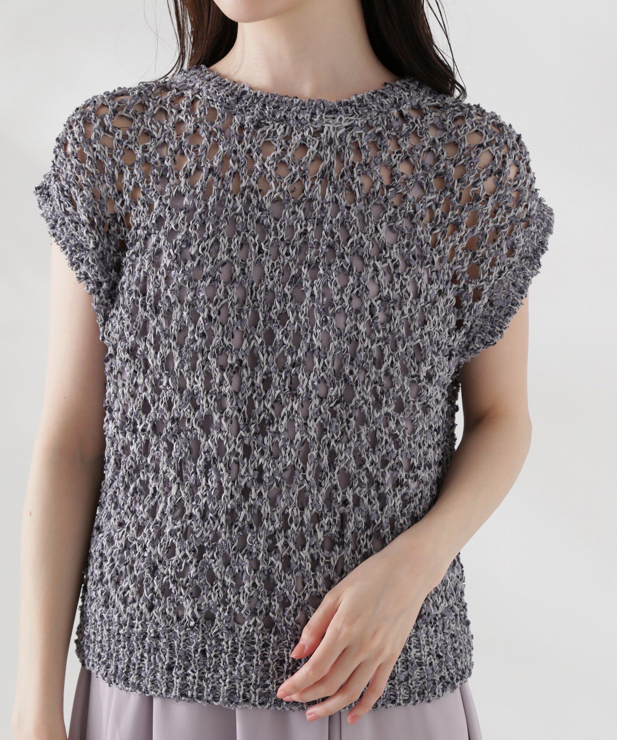 PROPORTION BODY DRESSING「テープヤーンニット&times;キャミワンピースセット24AW」|ワンピース|