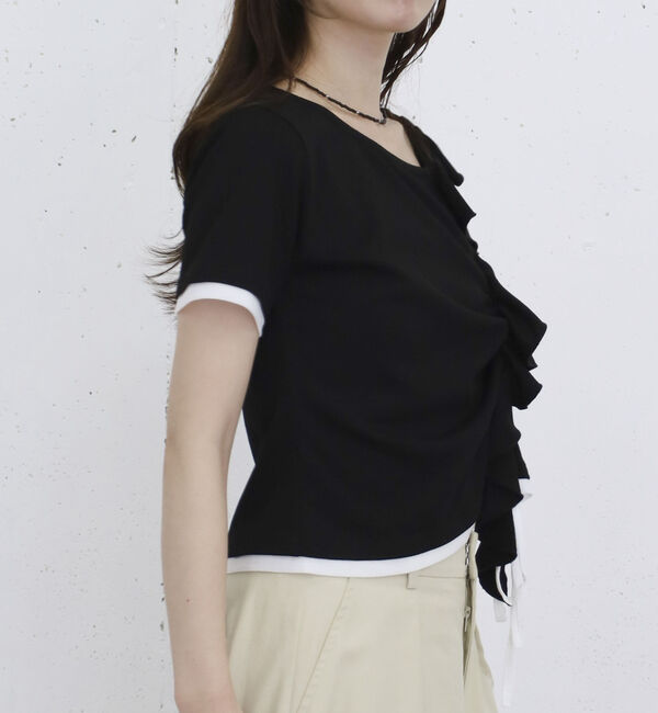archives「フリルドロストカットＴＯＰＳ　５Ｓ」|Tシャツ・カットソー|