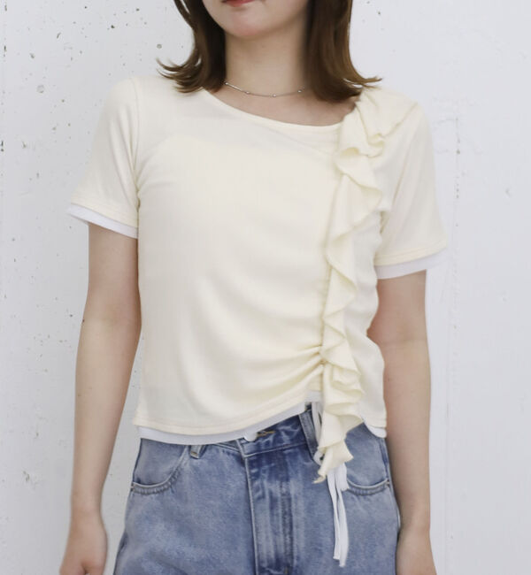 archives「フリルドロストカットＴＯＰＳ　５Ｓ」|Tシャツ・カットソー|