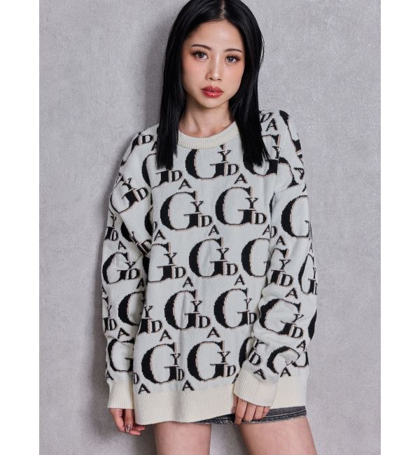 GYDA「GYDA PATTERN ニットトップス」|ニット・セーター|