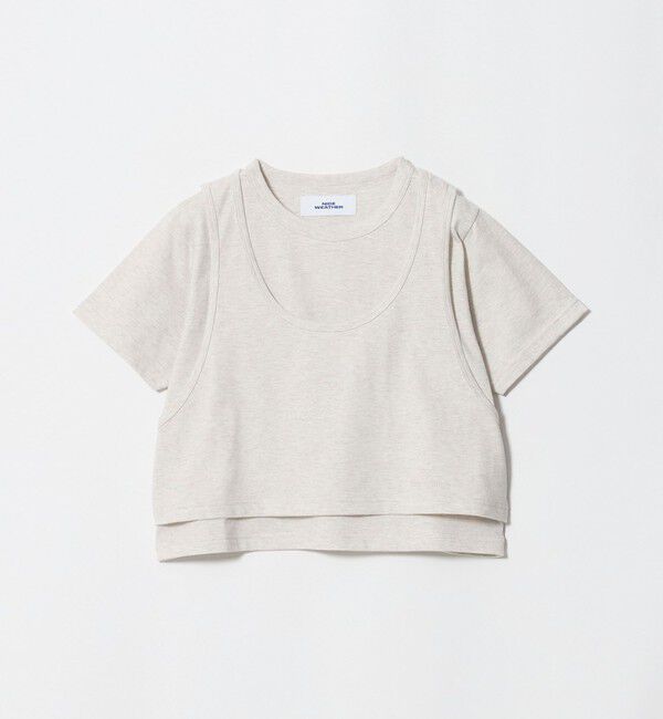 NICE WEATHER「＜NICE WEATHER＞レイヤード Tシャツ」|Tシャツ・カットソー|