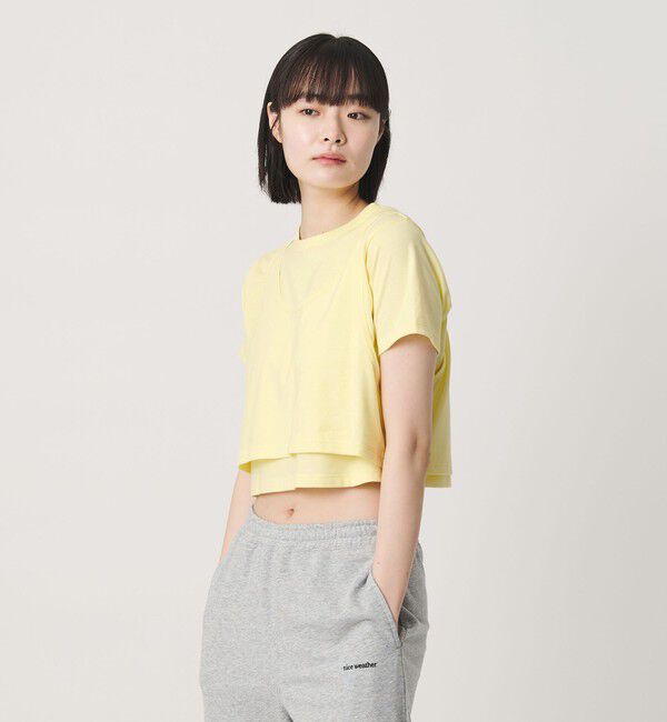 NICE WEATHER「＜NICE WEATHER＞レイヤード Tシャツ」|Tシャツ・カットソー|