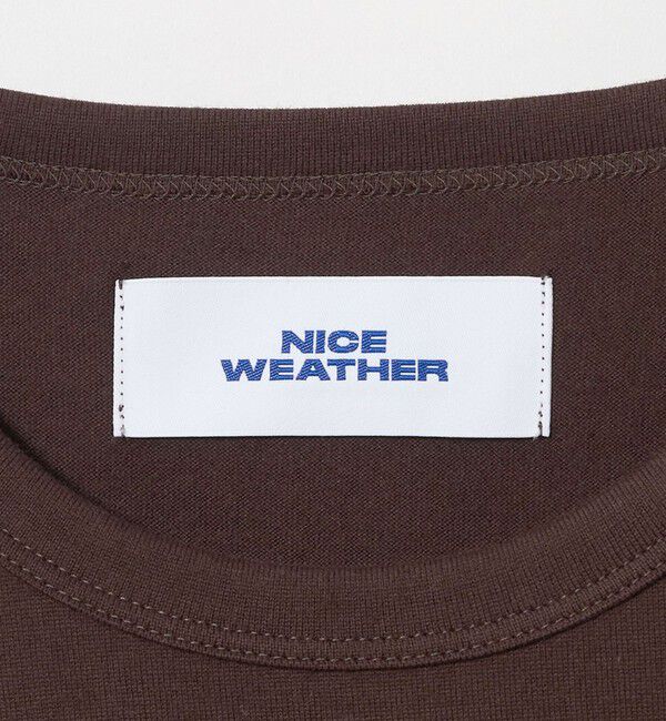 NICE WEATHER「＜NICE WEATHER＞ヘルシースリーブトップス」|Tシャツ・カットソー|