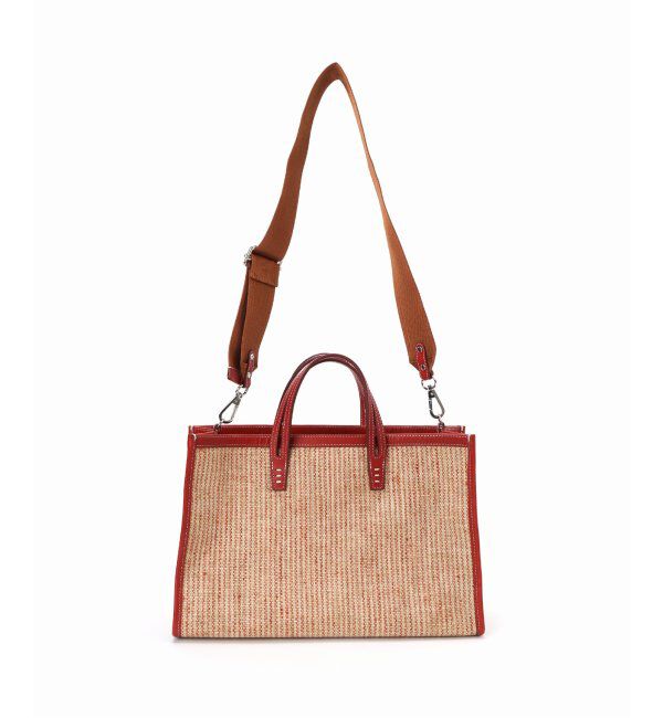IENA「A VACATION/ア ヴァケーション BREAD M SUMAC STRIPE トートバッグ」|トートバッグ|