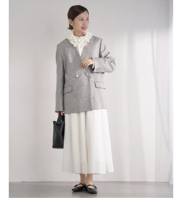 IENA「&NAVY シアーボウタイブラウス」|シャツ・ブラウス|