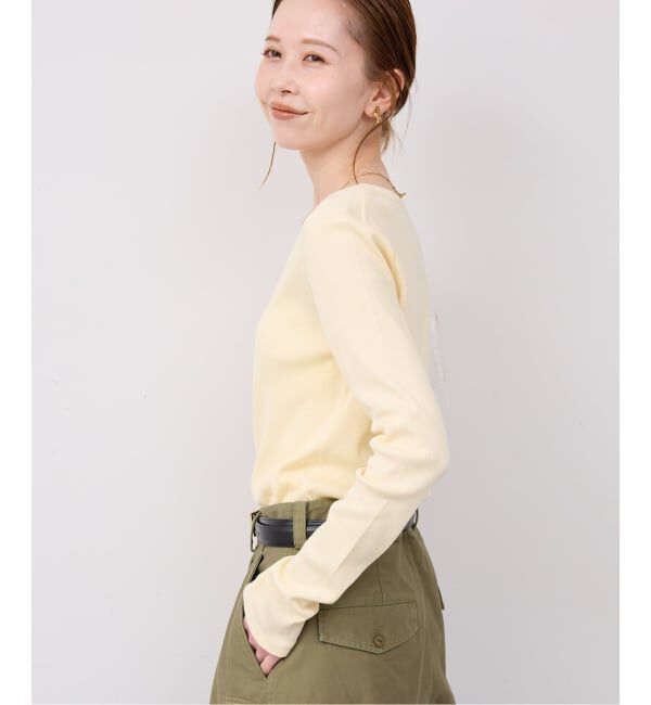 SLOBE IENA「《WEB限定/追加》パーフェクトカットソー」|Tシャツ・カットソー|