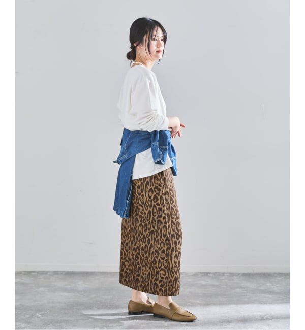 IENA「TOURNON/トゥルノン JQ LEOPARD SK スカート 26SSSK007」|スカート|
