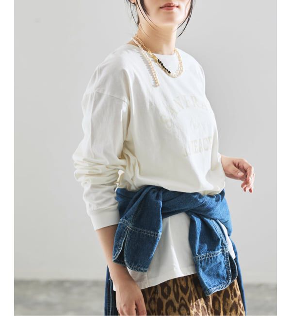 IENA「J.J.Mercer/ジェイジェイマーサー PRINTLONGSLEEVE T SHIRTS Tシャツ」|Tシャツ・カットソー|