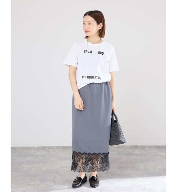 IENA「BAUM UND PFERDGARTEN/バウム ウンド ヘルガーデン LOGO T Tシャツ JAWO24593」|Tシャツ・カットソー|