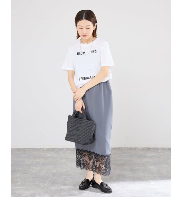 IENA「BAUM UND PFERDGARTEN/バウム ウンド ヘルガーデン LOGO T Tシャツ JAWO24593」|Tシャツ・カットソー|