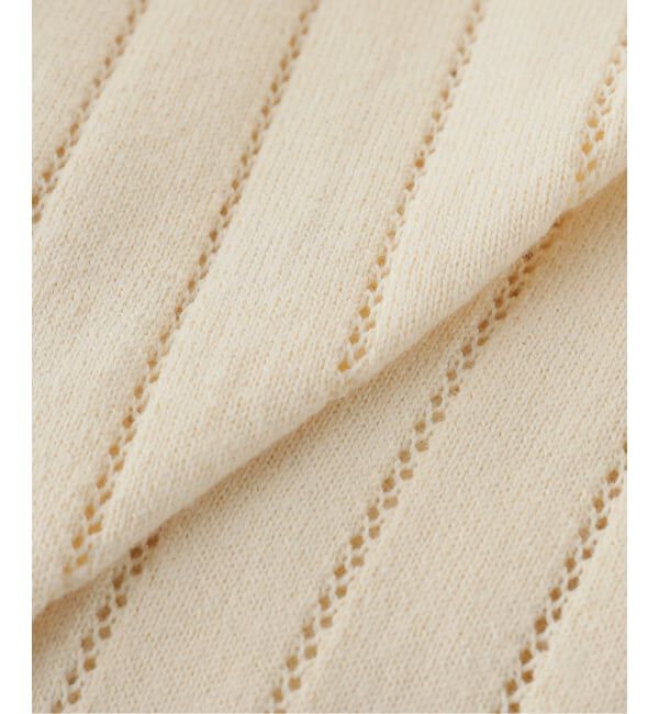 IENA「WANDERUNG/ワンデルング cotton cashmere knit SH ニット WRKNN-005-01」|ニット・セーター|