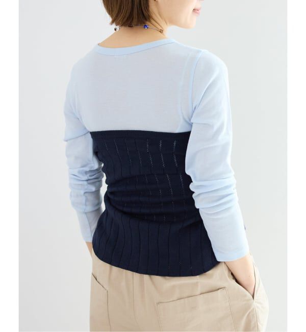 IENA「WANDERUNG/ワンデルング cotton cashmere knit CD カーディガン WRKNN-006-01」|ニット・セーター|