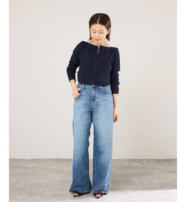 IENA「WANDERUNG/ワンデルング cotton cashmere knit CD カーディガン WRKNN-006-01」|ニット・セーター|