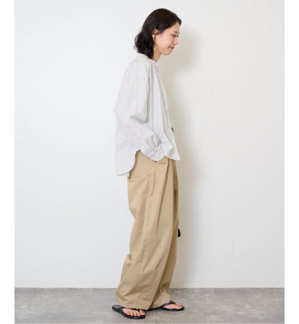 SLOBE IENA「DANTON/ダントン BAND COLLAR SHIRT #DT-B0341」|シャツ・ブラウス|