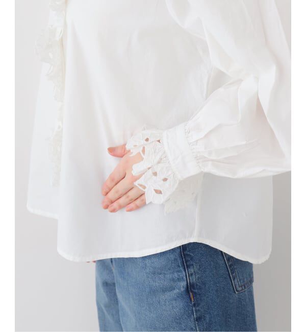 SLOBE IENA「Feeka/フィーカ LOUISON レースブラウス 6CHE0104」|シャツ・ブラウス|