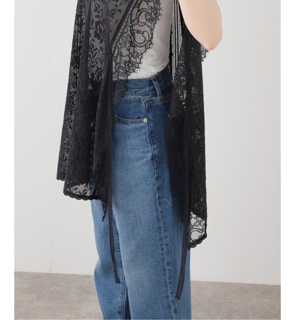 SLOBE IENA「Lace layered チュニックブラウス」|シャツ・ブラウス|