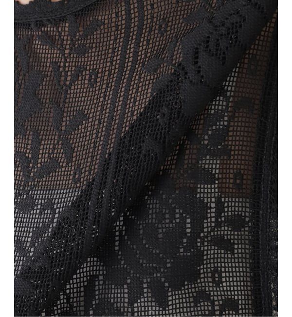SLOBE IENA「Lace layered チュニックブラウス」|シャツ・ブラウス|