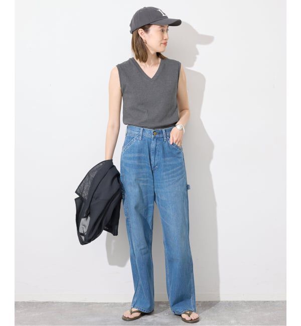 SLOBE IENA「《シリーズあり/12色展開》1dozen 汗染み防止Vネックノースリ」|Tシャツ・カットソー|