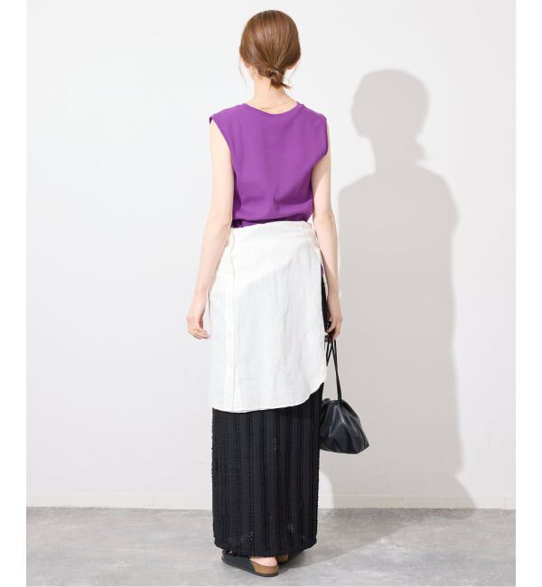 SLOBE IENA「《シリーズあり/12色展開》1dozen 汗染み防止Vネックノースリ」|Tシャツ・カットソー|