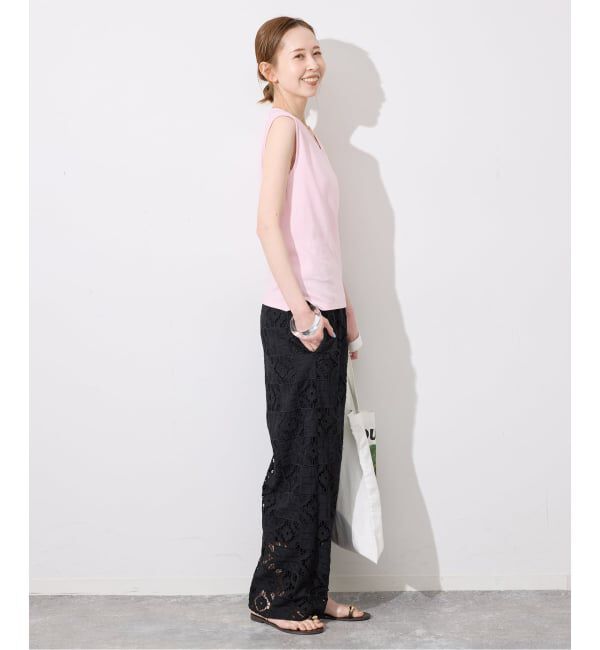 SLOBE IENA「《シリーズあり/12色展開》1dozen 汗染み防止Vネックノースリ」|Tシャツ・カットソー|