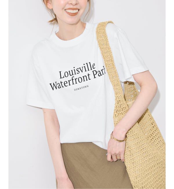 SLOBE IENA「GULF COAST/ガルフコースト SLOBE別注 グラフィックTEE2」|Tシャツ・カットソー|ホワイト A