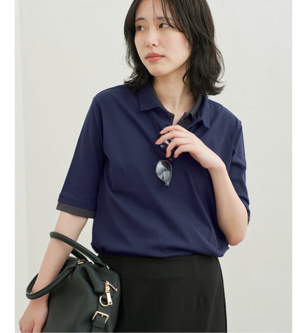 SLOBE IENA「《予約》Layered 襟付きTシャツ」|Tシャツ・カットソー|