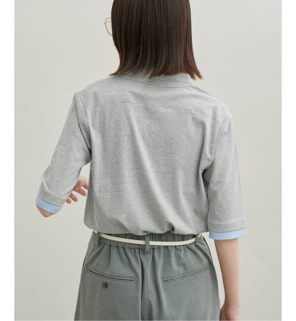 SLOBE IENA「《予約》Layered 襟付きTシャツ」|Tシャツ・カットソー|