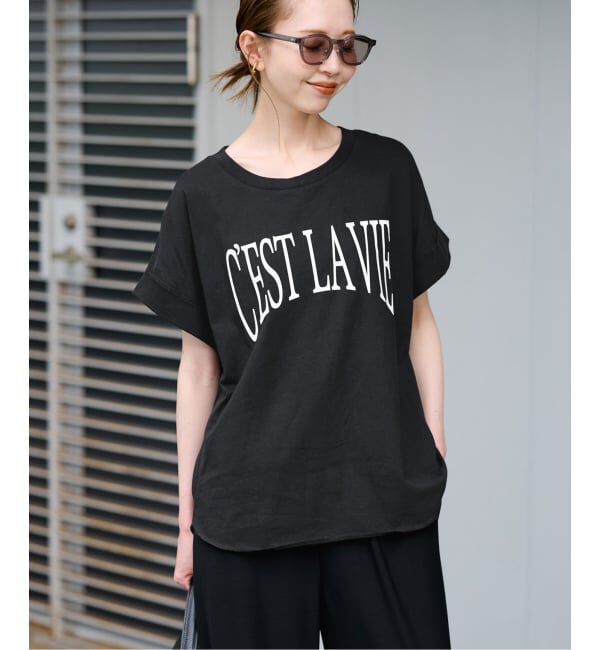 SLOBE IENA「《予約》CEST LA VIE Tシャツ」|Tシャツ・カットソー|