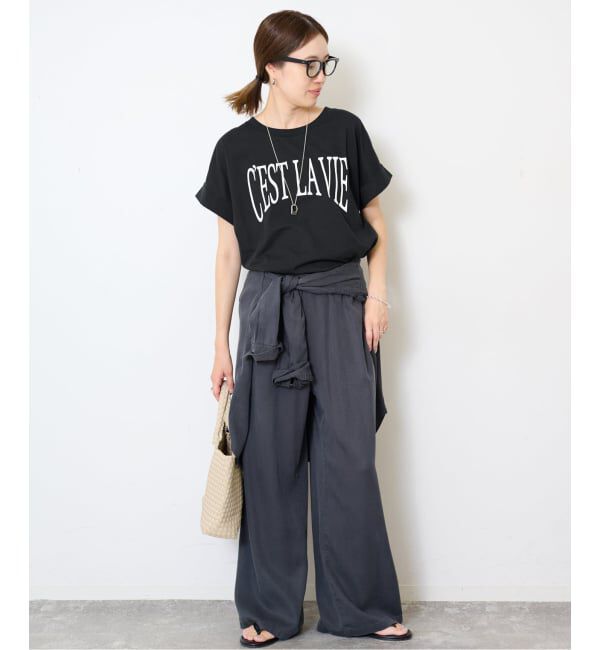 SLOBE IENA「《予約》CEST LA VIE Tシャツ」|Tシャツ・カットソー|