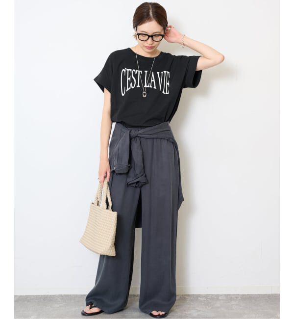 SLOBE IENA「《予約》CEST LA VIE Tシャツ」|Tシャツ・カットソー|