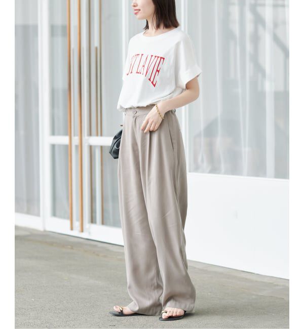 SLOBE IENA「《予約》CEST LA VIE Tシャツ」|Tシャツ・カットソー|
