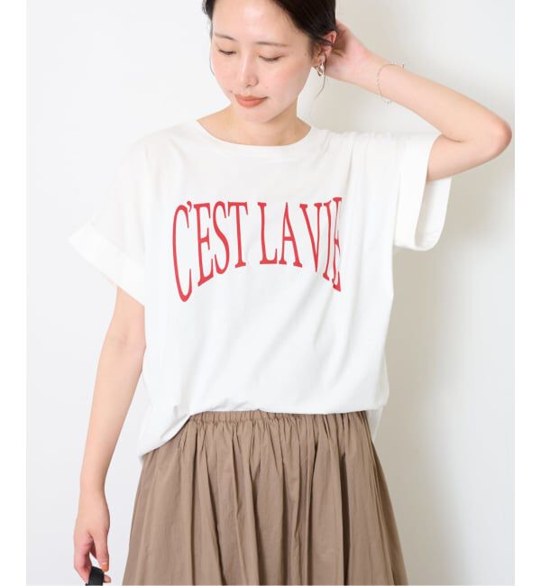 SLOBE IENA「《予約》CEST LA VIE Tシャツ」|Tシャツ・カットソー|