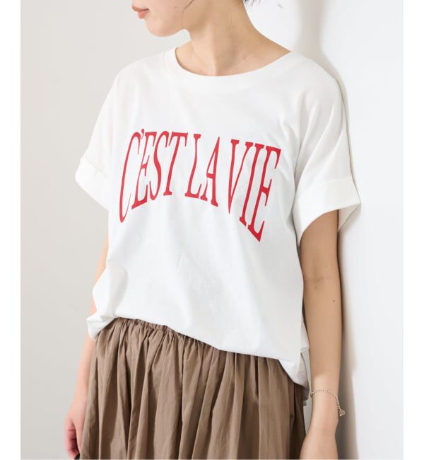 SLOBE IENA「《予約》CEST LA VIE Tシャツ」|Tシャツ・カットソー|