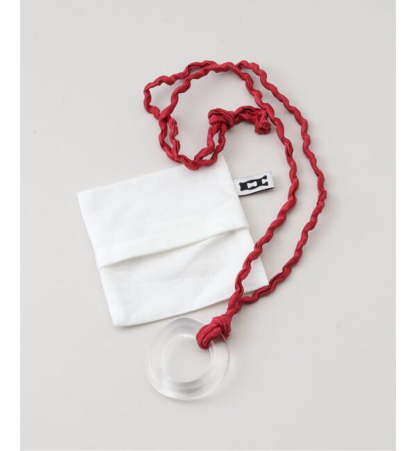 IENA「AZUR/アズール Twisted Satin Silk Glass Necklace S ネックレス」|ネックレス|