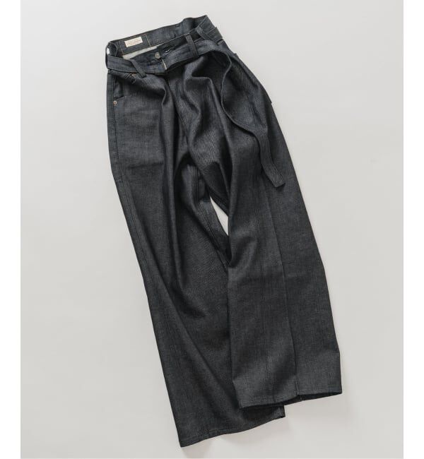 EDIFICE「LEVI&rsquo;S(R)/リーバイス(R) 別注 TWISTED BELTED デニムパンツ (L28)」|デニム|
