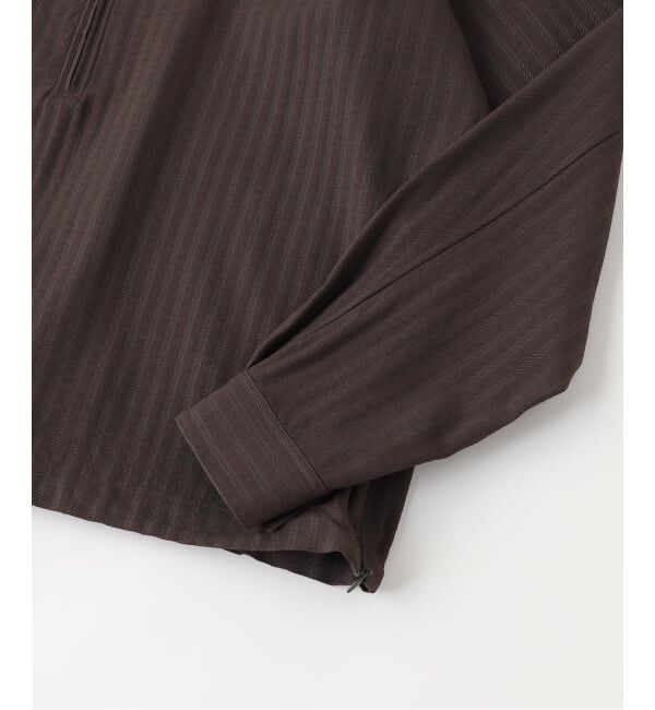 EDIFICE「Product Twelve（プロダクトトゥエルブ）Techno Wool Sucker Half Zip Shirt」|シャツ・ブラウス|