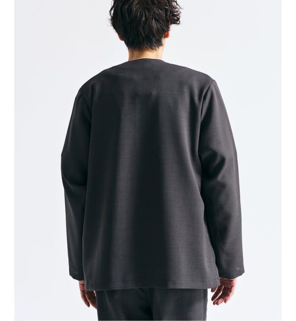 417 EDIFICE「【EVALET / エバレット】メッシュ カーディガンジャケット "セットアップ着用可能"」|ノーカラージャケット|