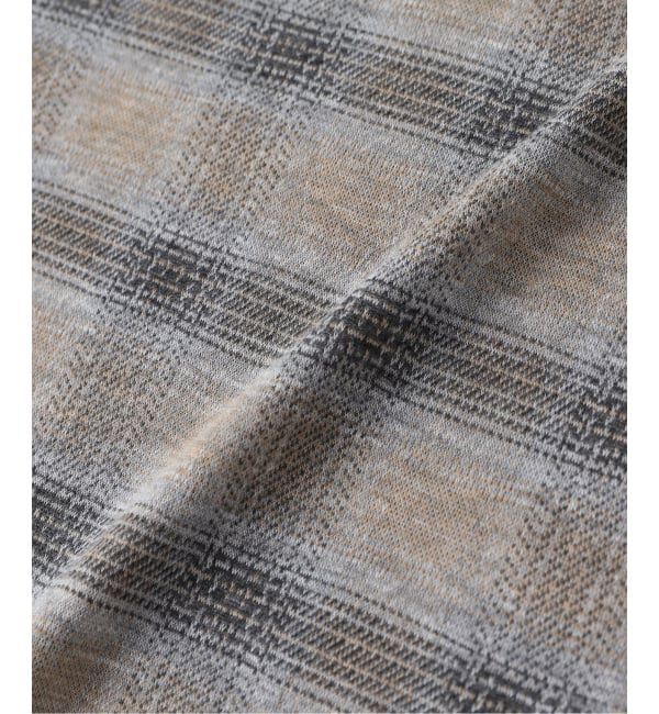 EDIFICE「White Mountaineering CHECK JACQUARD YORK SLEEVE Tシャツ」|Tシャツ・カットソー|