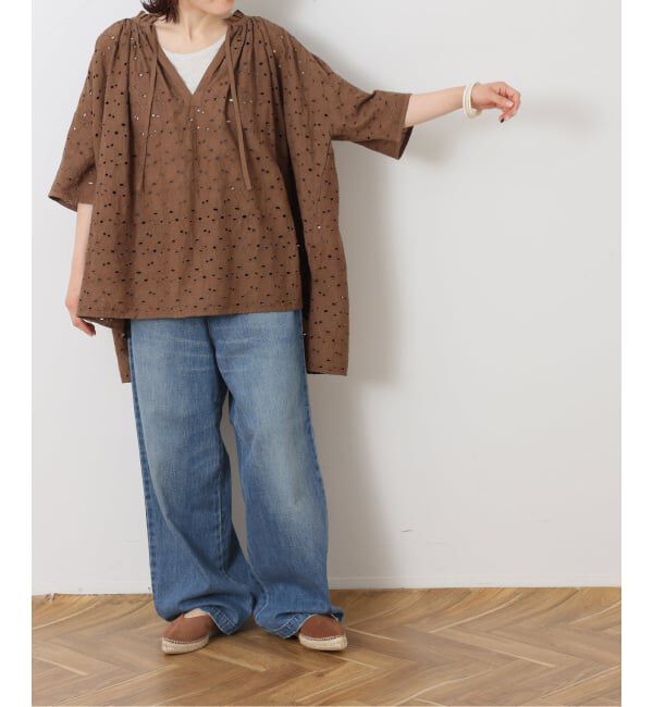 journal standard luxe「【SOIL】60s CAMBRIC ALL HEMLA FRILL GATHERE」|シャツ・ブラウス|