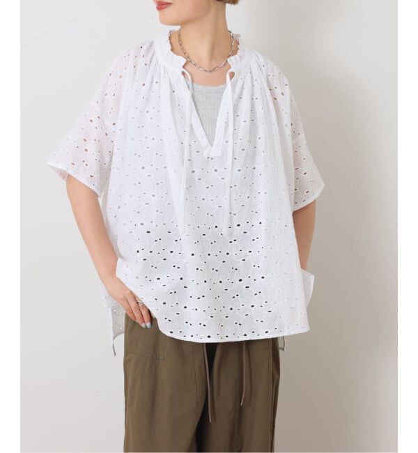 journal standard luxe「【SOIL】60s CAMBRIC ALL HEMLA FRILL GATHERE」|シャツ・ブラウス|