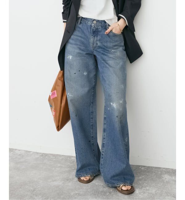 Spick and Span「AUTHEN / オーセン LAUREL WIDE」|デニム|