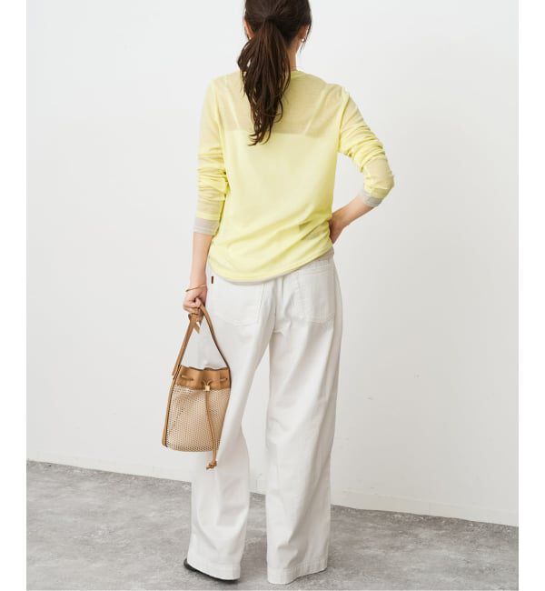 Spick and Span「シアーリブレイヤードプルオーバー」|Tシャツ・カットソー|