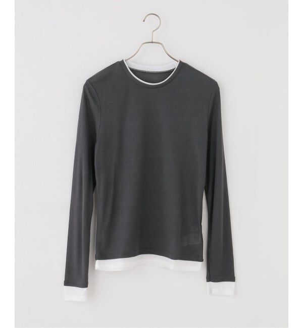 Spick and Span「シアーリブレイヤードプルオーバー」|Tシャツ・カットソー|