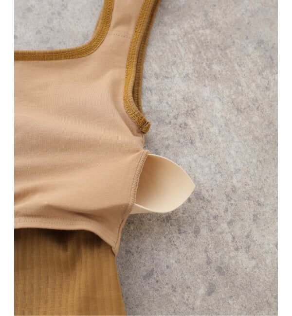 Spick and Span「Loro / ローロ Wide rib Square Tanktop」|タンクトップ|