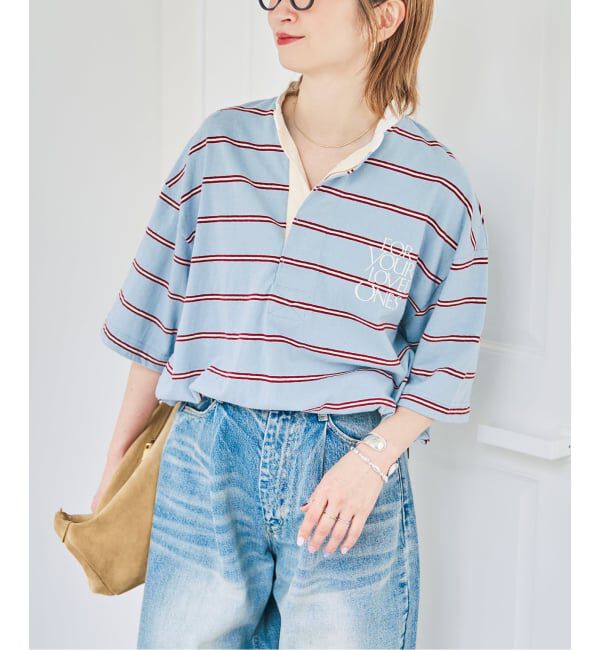 Spick and Span「melple / メイプル Seaview Rugger Shirt」|Tシャツ・カットソー|