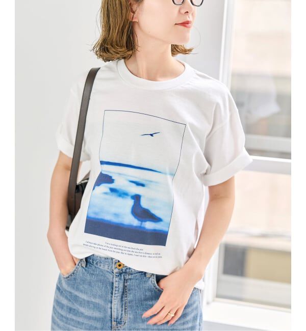 Spick and Span「OFF SESSION / オフ セッション PHOTO Tee」|Tシャツ・カットソー|ホワイト B