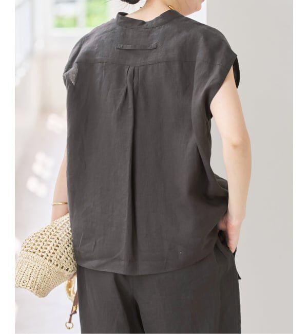 Spick and Span「TICCA / ティッカ リネンフレンチシャツ」|シャツ・ブラウス|
