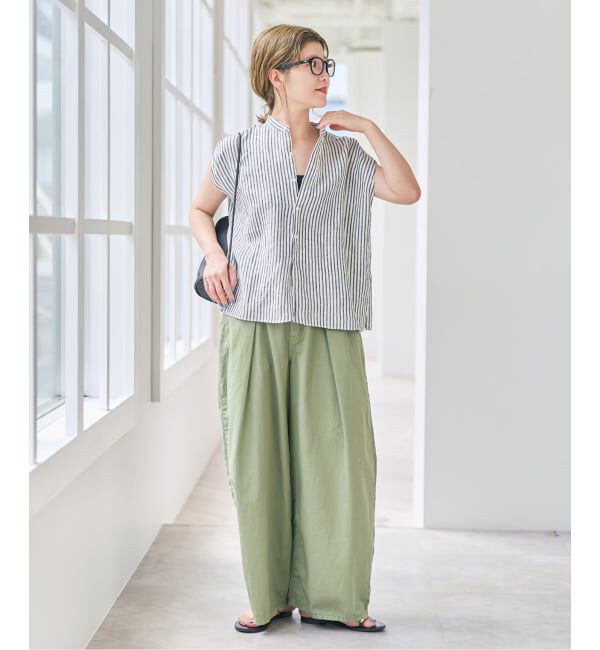 Spick and Span「TICCA / ティッカ リネンフレンチシャツ」|シャツ・ブラウス|