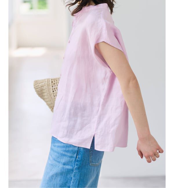 Spick and Span「TICCA / ティッカ リネンフレンチシャツ」|シャツ・ブラウス|